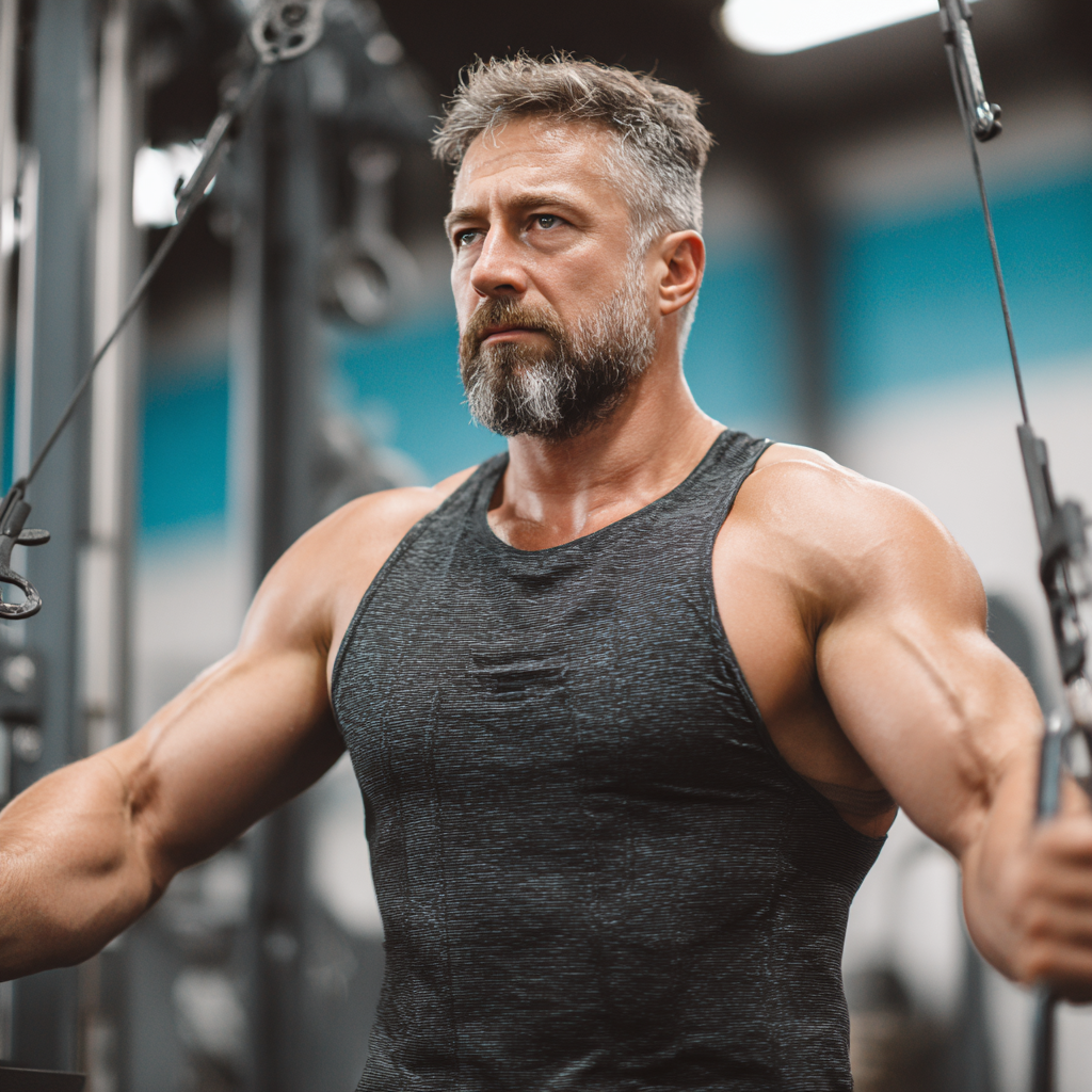 Ukrainian adults of various ages enjoying healthy, nutrient-rich meals designed for muscle development and recovery, showing fresh vegetables, lean proteins, and whole grains in a warm, inviting kitchen setting